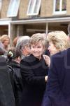 Funeral of comedian Ernie Wise at Slough March 1999 amongst mourners were widow Doreen Wise (R) ...